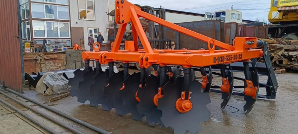 Борона дисковая навесная БДН 2,4х2Н с амортизаторами катка, 14 рабочих органов купить в Луганске – «БДН-АгроКубань», 3