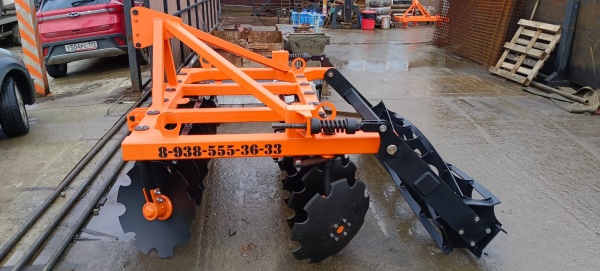 Борона дисковая навесная БДН 2,4х2Н с амортизаторами катка, 14 рабочих органов купить в Луганске – «БДН-АгроКубань», 4