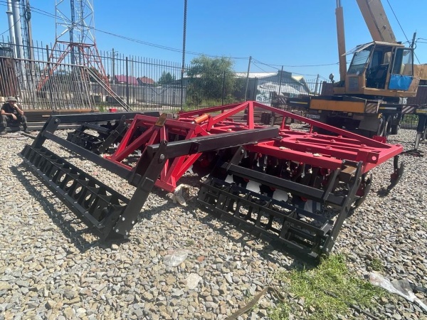 Борона дисковая прицепная БДН 6х4П цельнорамная, 56 рабочих органа купить в Луганске – «БДН-АгроКубань», 2