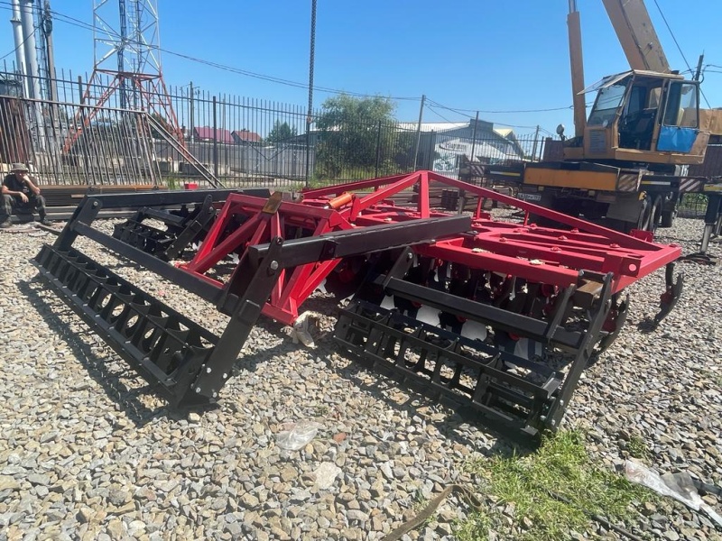 Борона дисковая прицепная БДН 6х4П цельнорамная, 56 рабочих органа купить в Луганске – «БДН-АгроКубань», 2