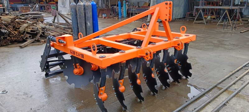 Борона дисковая навесная БДН 2,4х2Н с амортизаторами катка, 14 рабочих органов купить в Луганске – «БДН-АгроКубань», 5